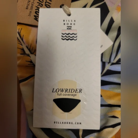 Billabong Swim Postcards From Paradise Lowrider Reversible Bikini Bottoms Large - Picture 16 of 17